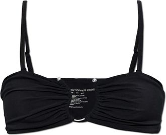 CHRISTOPHER ESBER Ruched Crescent Bandeau - Dames - Bikinis - Zwart - XS - Badmode