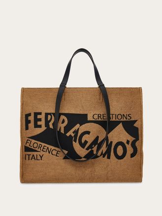 Ferragamo Donna Tote bag con logo (XL) Arancione