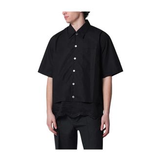Our Legacy Short Sleeve Shirts, male, Black, Size: M Every Shirt Shortsleeve