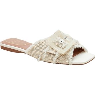 Linea Paolo Lottie Slide Sandal in Natural/Gold at Nordstrom Rack, Size 6.5
