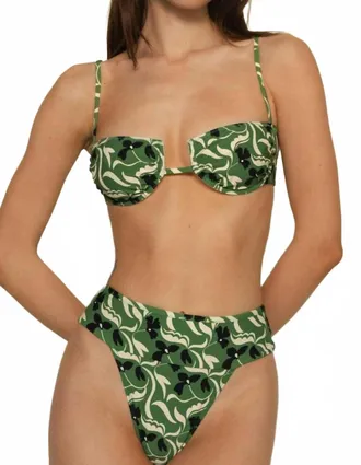 Montce Swim Simonette Underwire Bikini Top In Veronica Floral