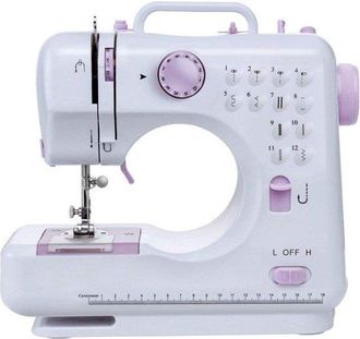 OEM M&aacute;quina De Coser Multifuncional Con 12 Puntadas, M&aacute;quina De Coser Dom&eacute;stica, M&aacute;quina De Coser Port&aacute;til, Doble L&iacute;nea, Dos Velocidades