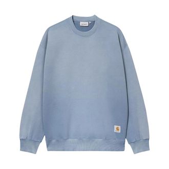 Carhartt Work in Progress Carhartt Wip, Sweatshirts, male, Blue, Size: XL Hudson Sweatshirt