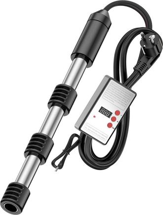 OEM Calentador De Piscina El&eacute;ctrico De Inmersi&oacute;n De 2500 W Con Termostato, Control De Temperatura Y Apagado Autom&aacute;tico, Amarillo