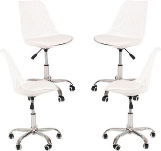 Regalos Miguel Regalos Miguel - Packs Sillas - Pack 4 Sillas Mima Office - Blanco