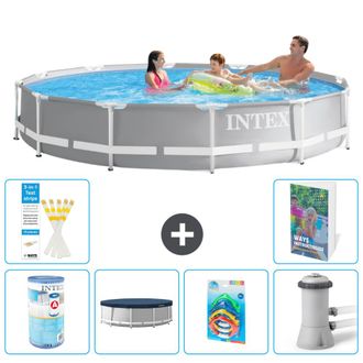 Intex Piscina Prism Frame Redonda - 366x76 Cm - 7-piezas S19