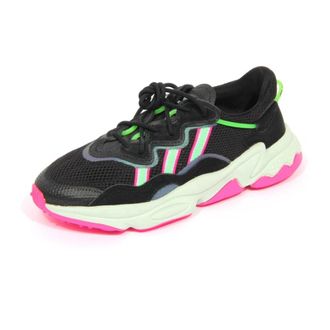 adidas Fucsia Stof/Suede Schoen Ozweego Model - Dames - Hardloopschoenen - Zwart - 43 1/3 EU - Fitness