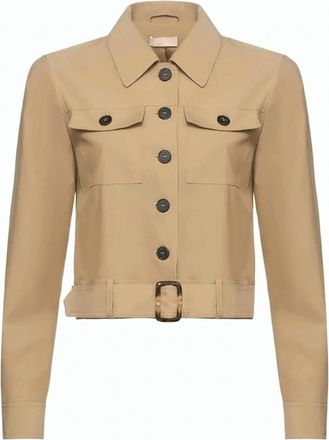 Liu Jo Belted Structured Collar Jacket