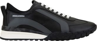 Dsquared2 Lace-Up Sneakers - Heren - Sneakers - Zwart - 39 EU - Leer - Schoenen