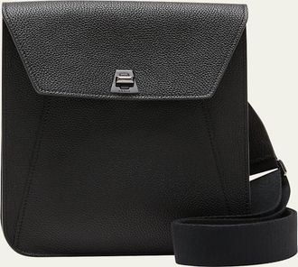 Akris Anouk Small Leather Messenger Bag