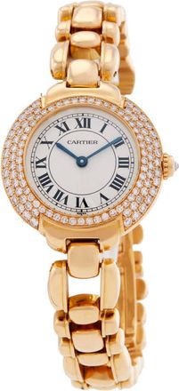 Cartier Vendome Quartz Diamond White Dial Ladies Watch WN1010C8