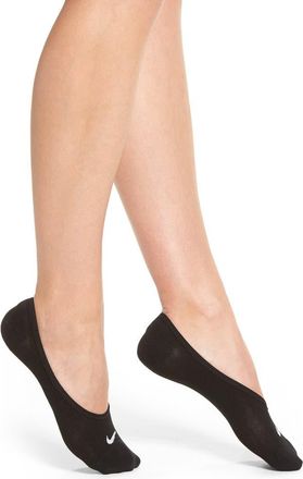 Nike 3-Pack No-Show Socks in Black/White at Nordstrom Rack, Size Large