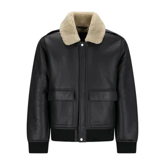 Calvin Klein Shearling-collar Bomber Jacket