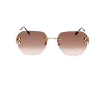 Cartier Accessoires, unisex, Geel, ONE Size, Stijlvolle zonnebril voor modieuze uitstraling