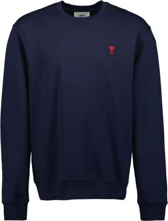 Ami Ami De Coeur Sweatshirt - Heren - Sweatshirts - Blauw - XS - Katoen - Hoodies & sweatvesten
