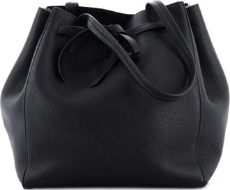 Celine Borsa tote Phantom Tie Cabas piccola in pelle - Nero