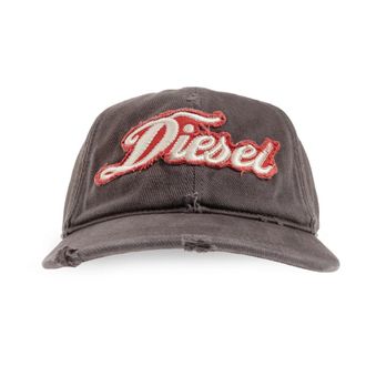 Diesel C-Ursiv Cap - Heren - Petten - Grijs - M - Katoen - Accessoires