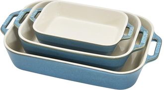 Staub 3Pc Rectangular Baking Dish Set