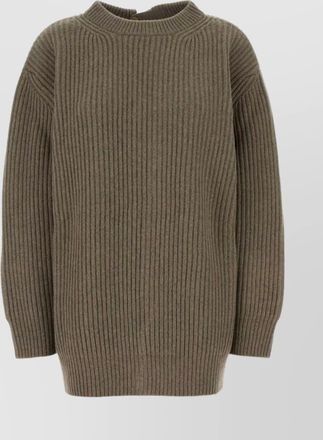 Maison Margiela ribbed oversized wool sweater dress