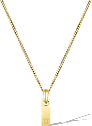 Vincero Mens Initial Pendant Necklace in Gold - U at Nordstrom