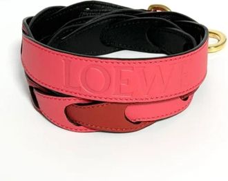 Loewe Pre-owned Canvas home-office - Dames - Vintage Accessoires - Rood - ONE Size - Leer - Vintage