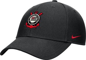 Nike Corinthians Rise Nike Mens Dri-FIT Soccer Adjustable Cap in Black | C16702C107SCCP-BLK