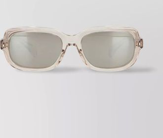 Moncler rectangular frame tinted lenses sunglasses