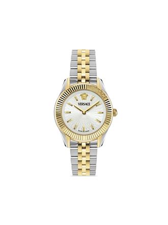 Versace Greca Time L.Petite 30mm horloge - Wit