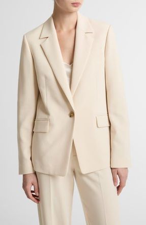 Vince Soft Sculpture Blazer in Ecru at Nordstrom, Size 12