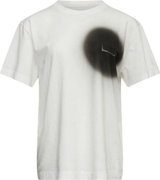 Maison Margiela T-Shirts, female, White, XS, Graphic T-Shirt