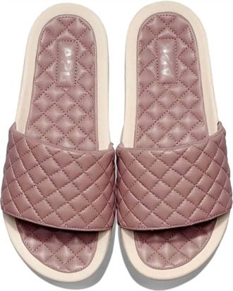 Athletic Propulsion Labs Womens Lusso Slide Sandal In Beachwood Pristine