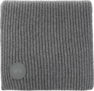 Canada Goose Sciarpa a coste in misto cashmere - - Accessories - unisex - Grigio - ONE SIZE