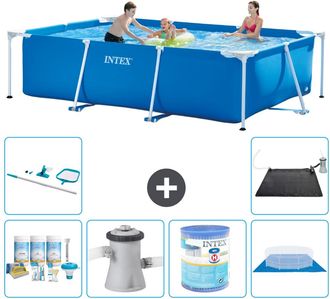 Intex Piscina Con Estructura Rectangular - 300x200x75 Cm - 7-piezas S30198