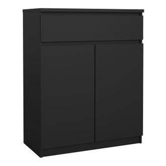 Furniture To Go Naia Sideboard - 1 Drawer 2 Doors in Black