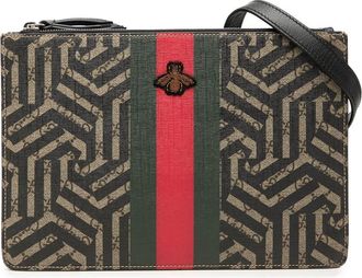 Gucci Pre-owned Gucci GG Supreme Caleido Web Bee Crossbody Ladies YRWWYKEFB43I8HCP