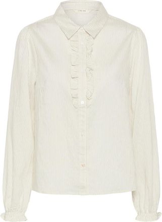 Cream Blouses & Shirts - Dames - Overhemden - Wit - L - Overhemden