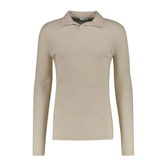 Kiefermann Kiefermann - Tonin Polo - Heren - Tops - Beige - Maat: M Katoen