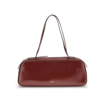 Khaite Tassen, Dames, Rood, ONE Size, Leer, Simona Schoudertas