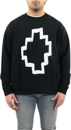 Marcelo Burlon Hombre, Sudaderas, Negro, Talla: M