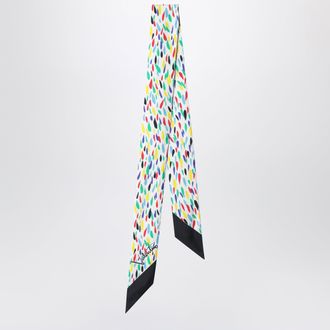 Valentino Garavani Silk bandeau scarf with multicolor print