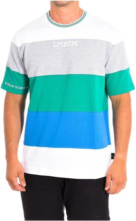 La Martina T-shirt met korte mouwen - Heren - T-shirts - Wit - S - Katoen - Tops