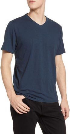 Threads 4 Thought Slim Fit V-Neck T-Shirt in Midnight at Nordstrom, Size Large