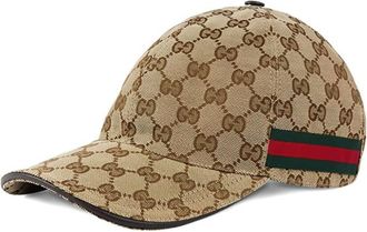 Gucci Brownk Signature Logo Baseball Hat