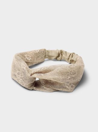 Simons Womens Floral lace interlaced headband