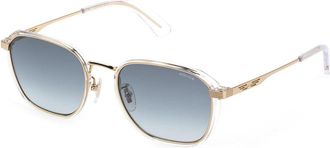 Police SPLD46 0300 Mens Sunglasses Clear Size 53