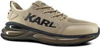 Karl Lagerfeld Germain Side Logo Knit Sneaker in Tan at Nordstrom Rack, Size 10.5