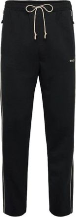 HUGO BOSS Mens Hadim 1 Thick Cotton Track Pants, Black