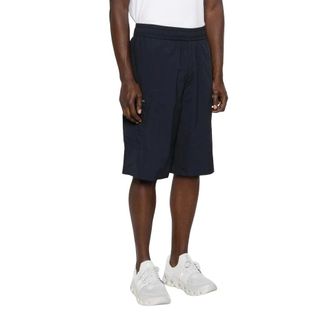 Moose Knuckles Long Shorts, male, Blue, Size: M Casual Shorts