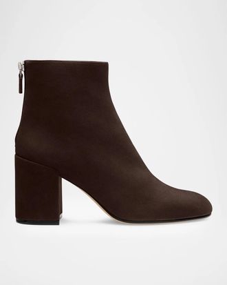 Stuart Weitzman Bacari 75MM Suede Ankle Boots