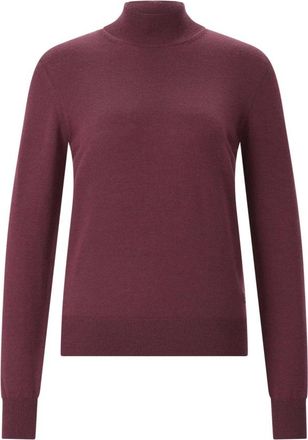 Etro Fijngebreide coltruisweater - Dames - Coltruien - Rood - 2XL - Wol - Truien & Vesten